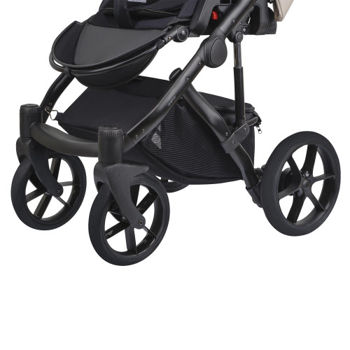 Коляска IDEAL Eco 2в1 (BEXA) (IE 01 (черный+черная кожа))
