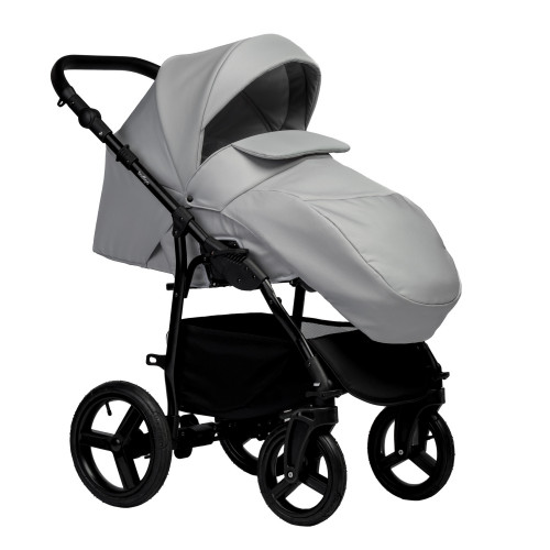 Коляска IMPULSE ECO 2в1 (Indigo) (Ie 04 (св.серая кожа+св.серый))