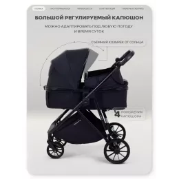 Коляска-трансформер Rant Basic Ventura Black