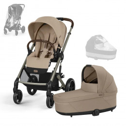Купить коляску 2в1 Cybex Balios S Lux, в цвете Almond Beige