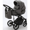 Детская коляска Adamex Zico Deluxe 2 в 1 Z-SA04 СВ.СЕР.ПЕРЛ КОЖА