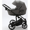 Детская коляска Adamex Zico Deluxe 2 в 1 Z-SA04 СВ.СЕР.ПЕРЛ КОЖА