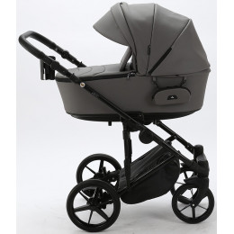 Детская коляска Adamex Zico Deluxe 2 в 1 Z-SA04 СВ.СЕР.ПЕРЛ КОЖА