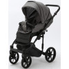 Детская коляска Adamex Zico Deluxe 2 в 1 Z-SA04 СВ.СЕР.ПЕРЛ КОЖА