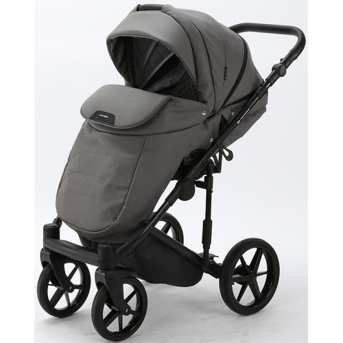 Детская коляска Adamex Zico Deluxe 2 в 1 Z-SA04 СВ.СЕР.ПЕРЛ КОЖА