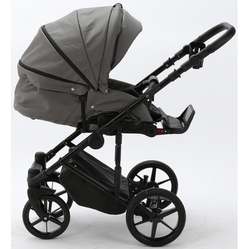 Детская коляска Adamex Zico Deluxe 2 в 1 Z-SA04 СВ.СЕР.ПЕРЛ КОЖА