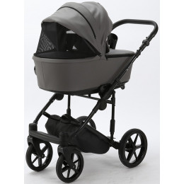 Детская коляска Adamex Zico Deluxe 2 в 1 Z-SA04 СВ.СЕР.ПЕРЛ КОЖА