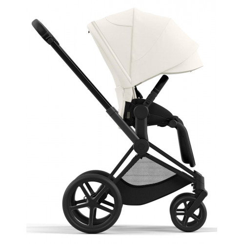 Коляска 2 в 1 Cybex Priam IV Matt Black complete Off White