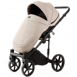 Детская коляска Adamex Locco Light Deluxe 2 в 1 LL-SA07 (СВ.БЕЖЕВАЯ КОЖА)