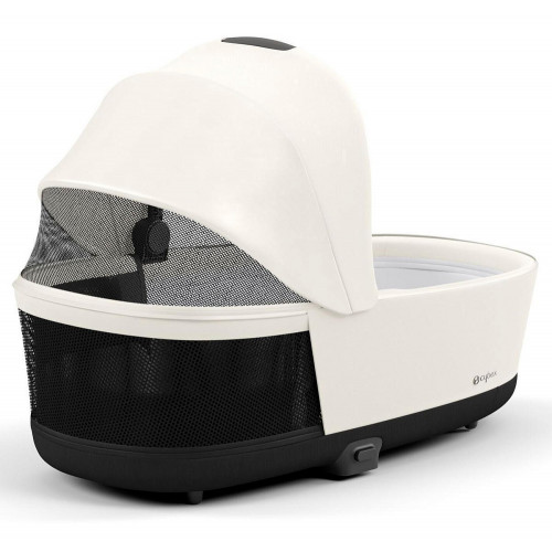 Коляска 2 в 1 Cybex Priam IV Matt Black complete Off White