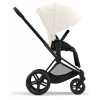 Коляска 2 в 1 Cybex Priam IV Matt Black complete Off White