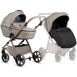 Детская коляска Tutis Uno 6 Plus Essential collection 2 в 1 1602172 Taupe с сумкой в цвет