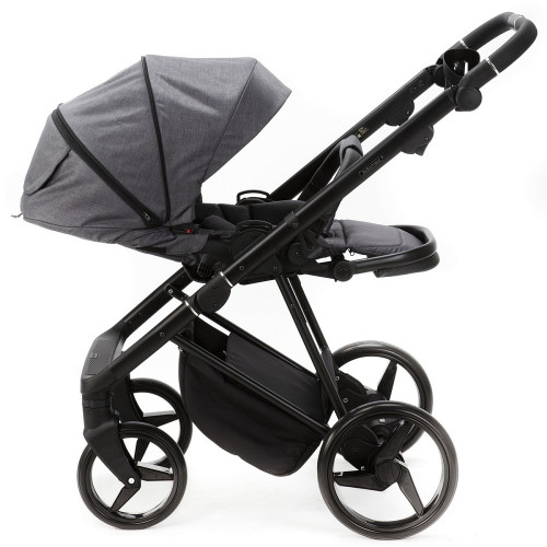 Детская коляска Adamex Quantum 2 в 1 Q-TK66 (Т.СЕРЫЙ)