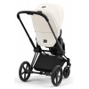 Коляска 2 в 1 Cybex Priam IV Matt Black complete Off White