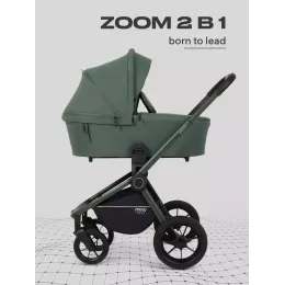 Коляска 2 в 1 Mowbaby Zoom PU Forest green