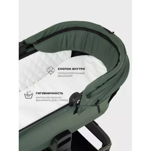 Коляска 2 в 1 Mowbaby Zoom PU Forest green