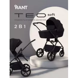Коляска 2 в 1 Rant Teo Soft Black