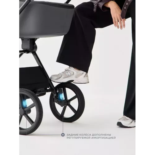 Коляска 2 в 1 Rant Teo Soft Black