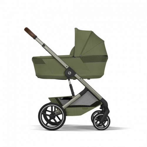 Коляска 2в1 Cybex Balios S Lux 2026, в цвете Moss Green TF (складная люлька)