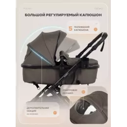 Коляска-трансформер 2 в 1 Rant Basic Pulsar Plus Mocca