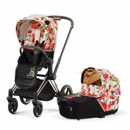 Купить коляску 2в1 Cybex Priam IV, в цвете Spring Blossom Light (fashion collections)