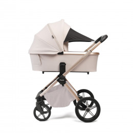 Купить коляску 2в1 Peppy Monaco plus, в цвете Beige (рама беж, шлифованный алюминий)