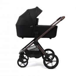 Купить коляску 2в1 Peppy Monaco thermo, в цвете Black (рама серо-коричневая)