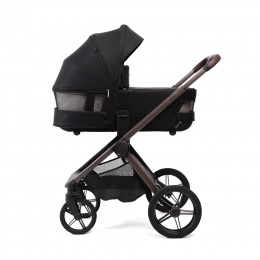 Купить коляску 2в1 Peppy Monaco thermo, в цвете Black (рама серо-коричневая)