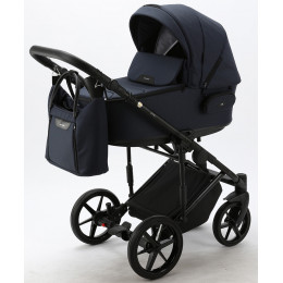 Детская коляска Adamex Zico 2 в 1 Z-TK12 ТЕМНО-СИНИЙ