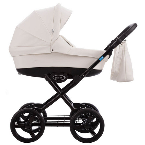 Детская коляска AroTeam Cocoline Prima 2 в 1 08 белая кожа