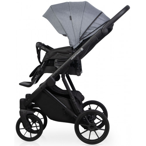 Детская коляска Riko Basic Montana X 2 в 1 52 Grey (серый)