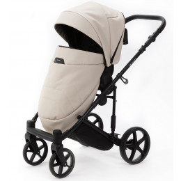 Детская коляска Adamex Zico Deluxe New 2 в 1 ZN-SA07 (СВЕТЛО-БЕЖЕВАЯ КОЖА)