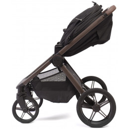 Детская коляска Peppy Soho 2 в 1 Black (черный) рама шоколад