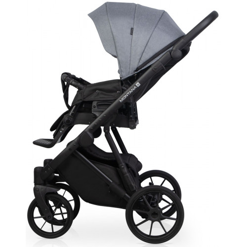 Детская коляска Riko Basic Montana X 2 в 1 52 Grey (серый)