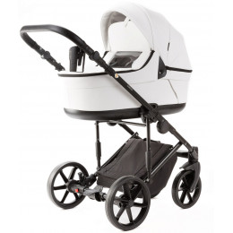 Детская коляска Adamex Locco Light Deluxe 2 в 1 LL-SA01 (БЕЛ.КОЖА)