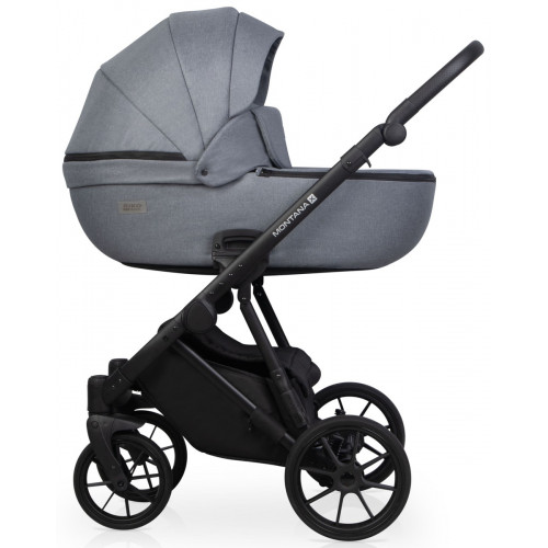 Детская коляска Riko Basic Montana X 2 в 1 52 Grey (серый)