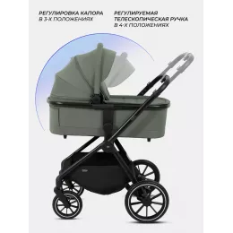 Коляска 2 в 1 Mowbaby Amber Olive