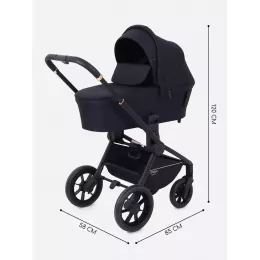 Коляска 2 в 1 Mowbaby Zoom Light Black
