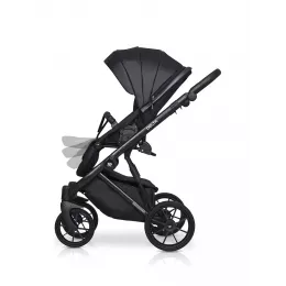Коляска 2 в 1 Riko Basic Delta Ecco 15 black