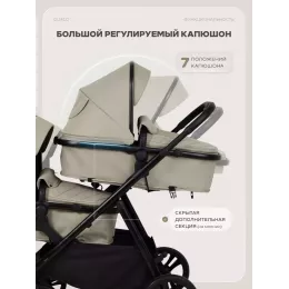 Коляска для двойни 2 в 1 Rant Basic Dualo Beige