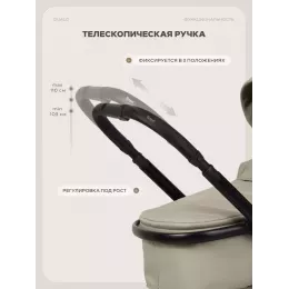 Коляска для двойни 2 в 1 Rant Basic Dualo Beige