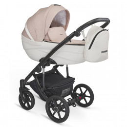 Коляска IDEAL 2в1 (BEXA) (ID 24 (св.розовый+белая кожа))
