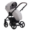 Коляска MAGNUM LIGHT SE PRO 2в1 (Bebetto) (Light Se PRO 06 (св.серая кожа) черная рама)