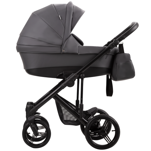 Коляска MAGNUM PRIMA 2в1 (Bebetto) (Prima 03 (т.серая кожа))