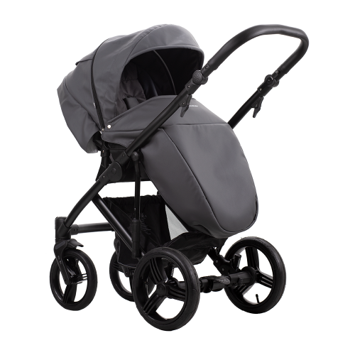 Коляска MAGNUM PRIMA 2в1 (Bebetto) (Prima 03 (т.серая кожа))