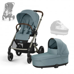 Купить коляску 2в1 Cybex Balios S Lux, в цвете Stormy Blue