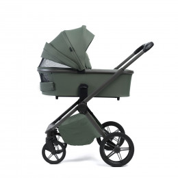 Купить коляску 2в1 Peppy Monaco plus, в цвете Oliva Green (рама серая)
