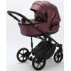 Детская коляска Adamex Zico Deluxe 2 в 1 Z-SM08 Т.СИРЕН.ПЕРЛ КОЖА