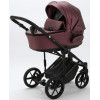 Детская коляска Adamex Zico Deluxe 2 в 1 Z-SM08 Т.СИРЕН.ПЕРЛ КОЖА