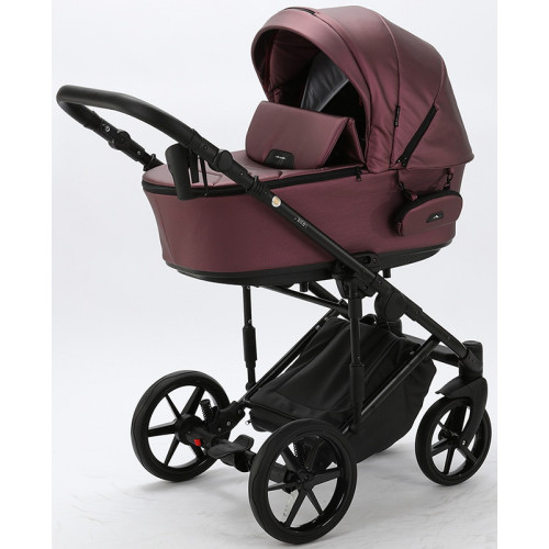 Детская коляска Adamex Zico Deluxe 2 в 1 Z-SM08 Т.СИРЕН.ПЕРЛ КОЖА